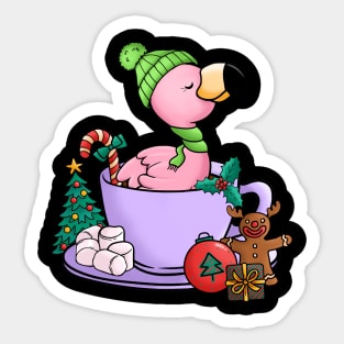 Cute and Lovely Animals with Christmas Vibes Sticker